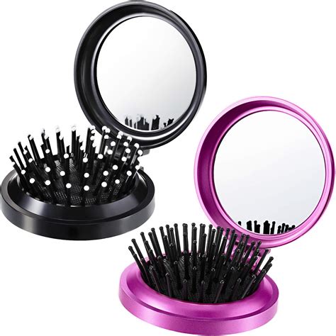 mirror hair brush